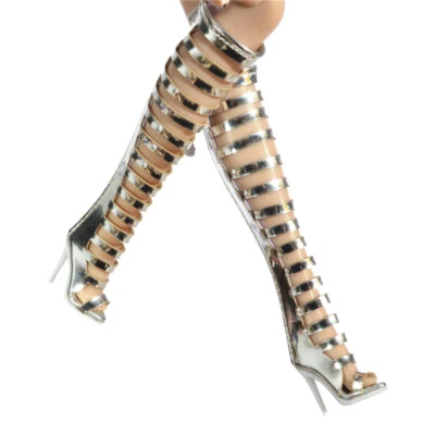 DONXU Fashion Shoes fit FR2 Nu.face FR6.0 Jason wu integrity toys SILVER boots