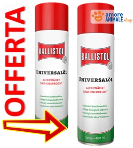 BALLISTOL - OLIO UNIVERSALE SPRAY → 400 ml - Pulisce, Lubrifica e Protegge - Imagen 1 de 3