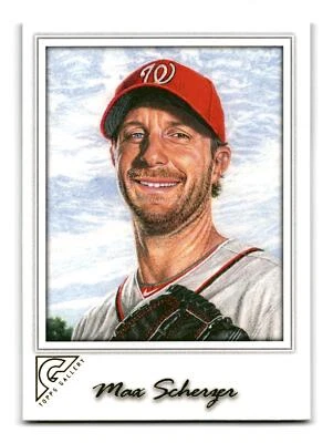 Max Scherzer 2017 Topps Gallery #150 Washington Nationals NM-MINT - Image 1 of 2