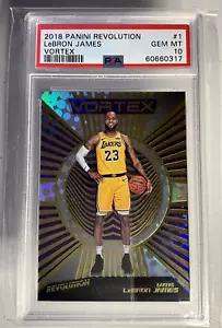 Lebron James PSA 10 GEM MINT 2018 Panini Revolution Vortex (Two Available) - Picture 1 of 12