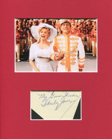 Shirley Jones The Music Man Rare Signed Autograph Photo Display W Robert Preston Cover