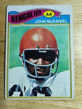 1977 Topps Mexican #89 John McDaniel (RC) severe short print (SSP) DIRTY DOZEN