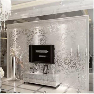 QIHANG Netherland Victorian Damask/Embossed Non-woven Wallpaper 0.53m*10m=5.3㎡ - Picture 1 of 12