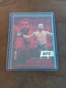 2021 Panini Chronicles UFC Illusions Red /149 Jorge Masvidal #170 - Picture 1 of 2