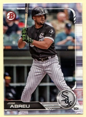2019 Bowman Jose Abreu baseball card #55 Chicago White Sox - Image 1 of 2