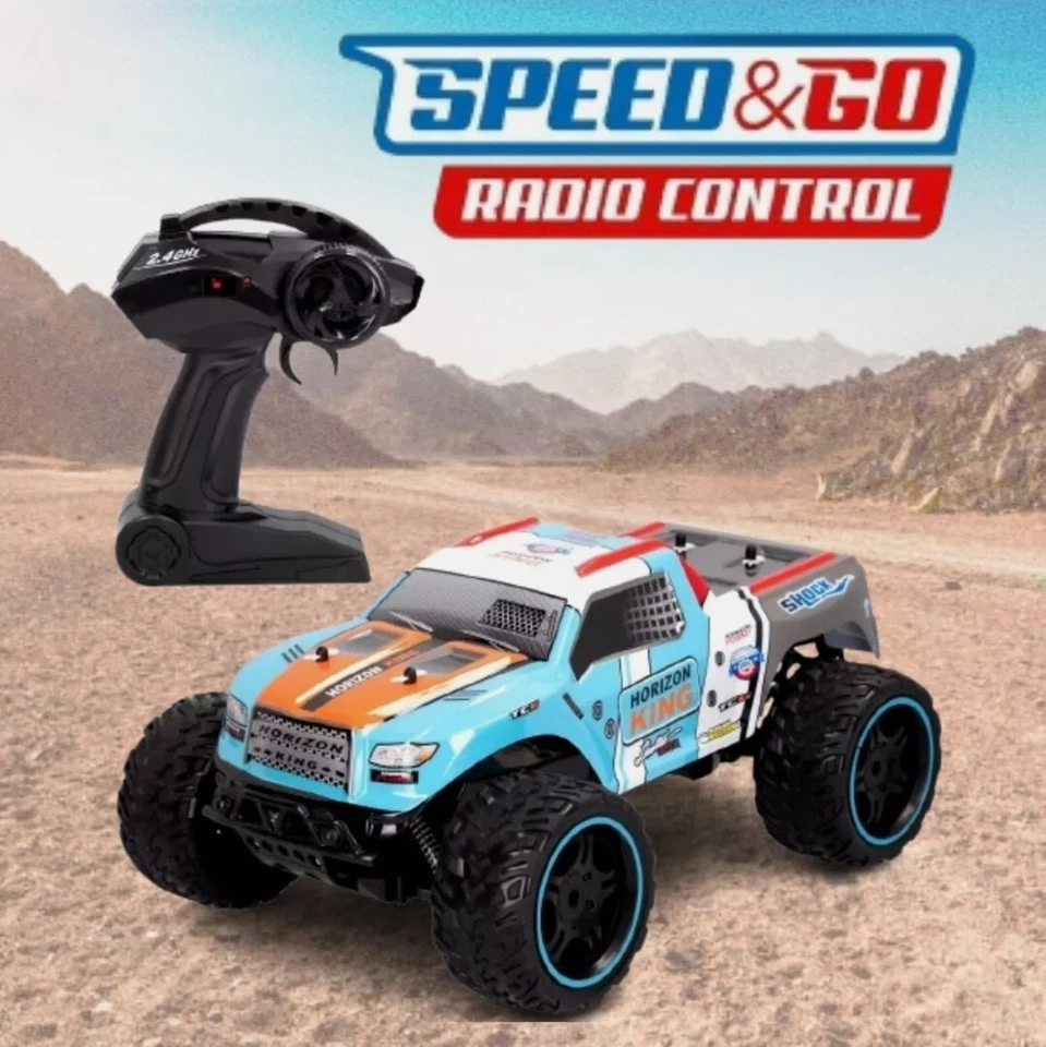 New RC Rally Titan 1:10 Monster Truck Remote Control 2.4ghz 12km Car Age 6+ - Image 1 of 4