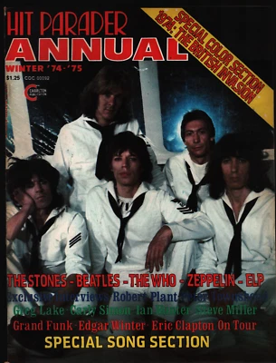 Hit Parader Annual Winter 1974-75' The Rolling Stones Beatles 040721ame2 - Image 1 of 2