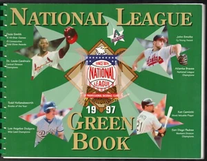 1997 National League Major League Baseball Libro verde - Foto 1 di 2