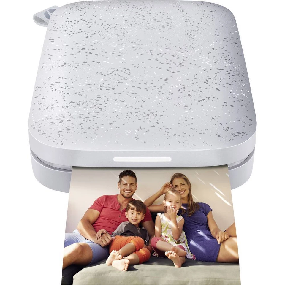 Hp sprocket Stampante fotografica istantanea portatile 5x7.6 cm (bianco)