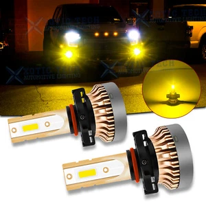Bombillas antiniebla doradas amarillas 3000K LED 5202 H16 2504 DRL para Chevy GMC Cadillac - Imagen 1 de 10