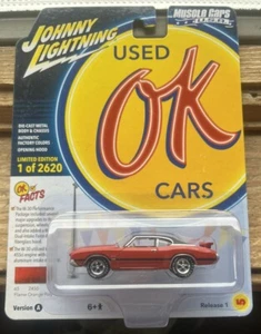 Johnny Lightning 1972 Olds 442 W30 Die Cast 1:64 Scale *1 of 2620* FLAME ORANGE - Picture 1 of 3