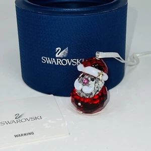 SWAROVSKI Holiday Rocking Santa Joyful Ornament 5544533 - Picture 1 of 9