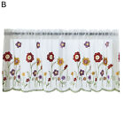 1 Sheet Short Curtain Sun-protection Perspective Hanging Window Embroidered