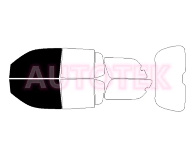 PreCut Film Front Two Door Windows Any Tint Shade For GMC Envoy XL 2002-2006 - Image 1 of 4