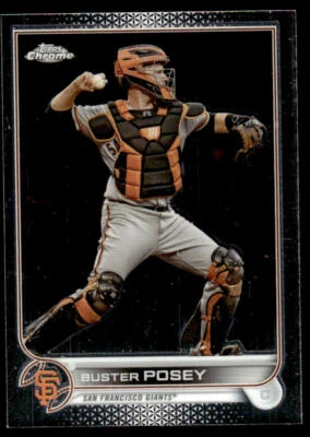 2022 Topps Chrome #95 Buster Posey Card San Francisco Giants - Image 1 of 2