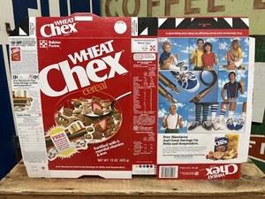 Cereal Ralston Wheat Chex 1983 raro sin usar nuevo en stock caja plana con cordones oferta - Imagen 1 de 4
