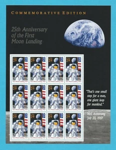 2841 US Moon Landing 25th Anniversary  Never Hinged Sheets  issued year 1994 - Picture 1 of 2