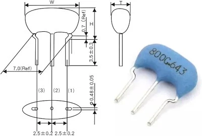MURATA 10PCS 4MHz CSTLS4M00G53-A0 Ceramic Quartz Resonator Crystals Oscillator 3 pin