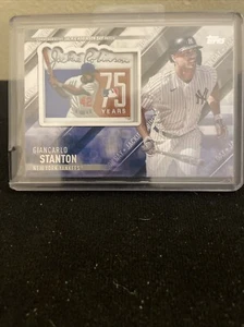 Giancarlo Stanton #SEP-GST 2022 Topps Update Commemorative Special Event Patch - Picture 1 of 2