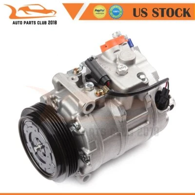 For BMW 2004-06 760i 04-2005 545i 645Ci 4.4L 06-10 550i 650i 4.8L A/C Compressor - Image 1 of 4
