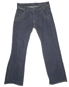 Vintage Second Hand Hombre Firetrap Vaqueros Black Seal Dark Azul Lässig W32 L30 - Imagen 1 de 2