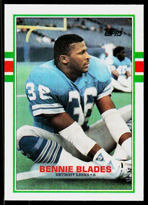 Bennie Blades, 1989 Topps, #365, Detroit Lions, Football Card - Image 1 of 2