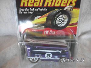 2004 Hot Wheels RLC Real Riders VW Bus Clam Shell Never Opened Card@Car MINT