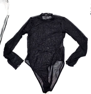 Forever 21 Netztrikot schwarz Größe Lrg - Bild 1 von 6