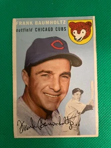 1954 TOPPS # 60 FRANK BRAUHOLTZ - Picture 1 of 2