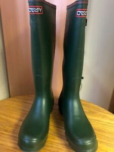 Century Country Dip Tech Wellingtons Green - Made by Hand - UK13