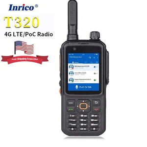 Radio de red Inrico T320 4G Zello real PTT Android 8.1 tipo C POC radio móvil - Imagen 1 de 16
