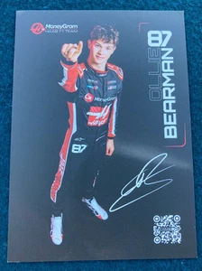 Ollie Bearman - Haas Grand Prix - Official Driver Card 2025 - F1 - Picture 1 of 1