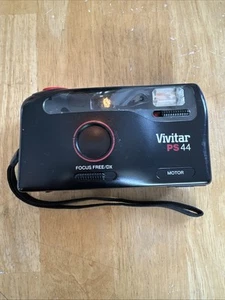 VIVITAR PS44 35mm Camera Point & Shoot w/ Flash UNTESTED - Picture 1 of 8