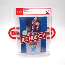 NES Nintendo Game ICE HOCKEY - PSA / WATA GRADED 9.4 A++! NEW & Factory Sealed!
