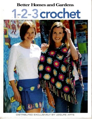 BETTER HOMES AND GARDENS 1-2-3 CROCHET 16 CUTE DESIGNS - Image 1 of 4