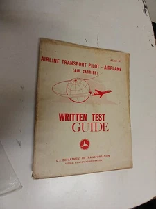 1979  AIRLINE TRASPORT PILOT -AIR CARRIER A C61-87 written Test Guide - Picture 1 of 1