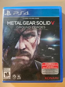 Metal Gear Solid V CIB Ground Zeroes PS4 completo Sony PlayStation 4 2014 pulito - Foto 1 di 3