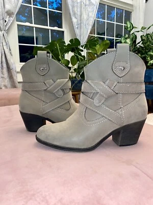 Rocket Dog Vintage Sayla Western ankle Boots Mushroom (taupe, Gray)  Women's 8 - Image 1 of 4