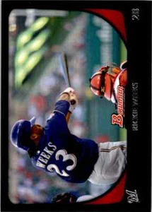 2011 Bowman Rickie Weeks Milwaukee Brewers #104 - Picture 1 of 2