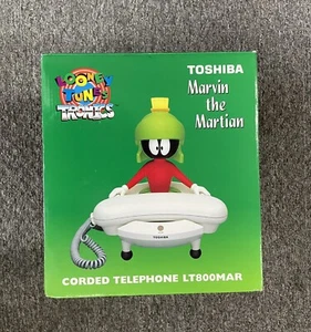 Marvin The Martian Telephone Toshiba Looney Toons Tronics Model: LT800MAR Nowy - Zdjęcie 1 z 8