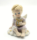 Vintage K Stevenson Tender Hearts Collection Play A Sweet Melody Porcelain Angel