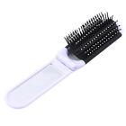 Portable Travel Hair Comb Folding Hair Brush With Mirror Compact Pocket Size SK