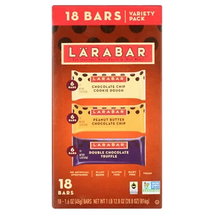 Larabar Chocolate Variety Pack, Gluten Free Vegan Fruit & Nut Bars, 18 ct - Picture 1 of 4
