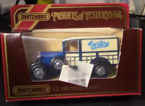 Matchbook Models of Yesterday 1930 Model A Ford (Y21) Carters Tested Seeds - Picture 1 of 3