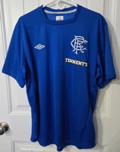Camiseta de entrenamiento Rangers camiseta de fútbol para aficionados azul Umbro poliéster para hombre talla XL - Imagen 1 de 5