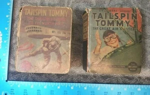 VINTAGE VINTAGE LOT OF 2 BOOKS TAILSPIN TOMMY 1934 AND 1936  92C - Bild 1 von 12