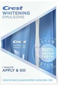 Crest Whitening Emulsions 1 Minute Apply & Go Teeth Whitening Treatment