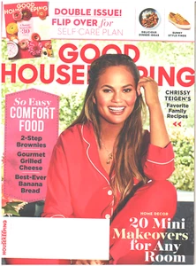 GOOD HOUSEKEEPING Magazine February 2019 Chrissy Teigen Family Favs Comfort Food - Picture 1 of 2