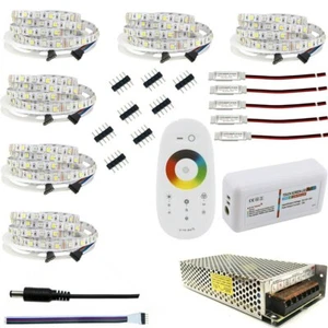 5-30m DC12V RGB RGBW RGBWW 5050 300LED stripe diode tape LED Rope Ribbons Kit - Picture 1 of 12