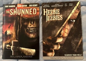 Horror Movie DVD's Set Of 2 The Shunned & Heebie Jeebies  - Picture 1 of 10